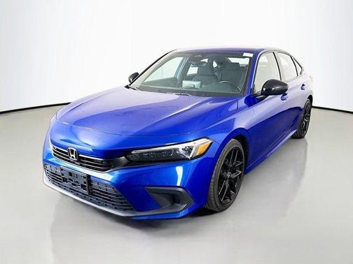 Aegean Blue Metallic 2022 Honda Civic Sport