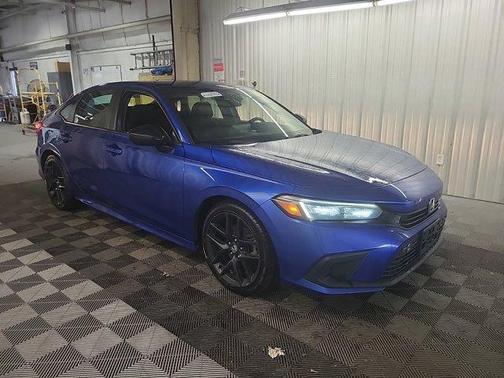 Aegean Blue Metallic 2022 Honda Civic Sport