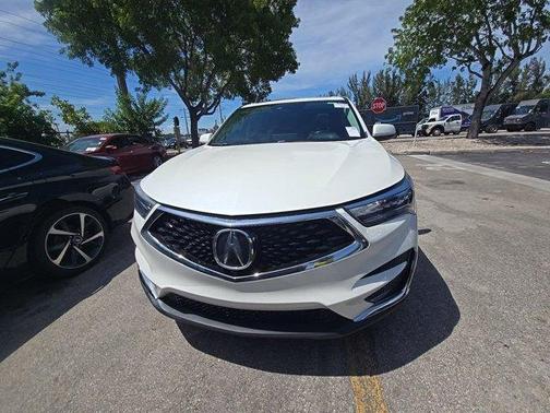 White Diamond Pearl 2019 Acura RDX Advance Package