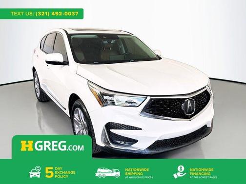 White Diamond Pearl 2019 Acura RDX Advance Package