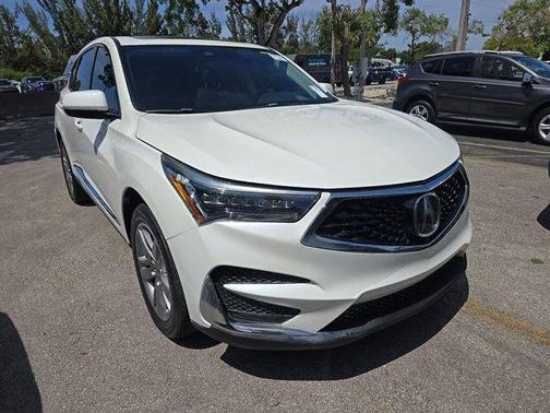 White Diamond Pearl 2019 Acura RDX Advance Package