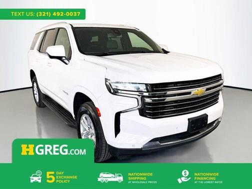 Summit White 2022 Chevrolet Tahoe LT