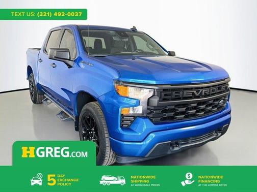 Glacier Blue Metallic 2022 Chevrolet Silverado 1500 Custom