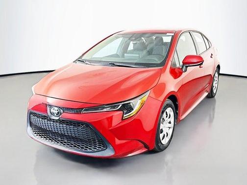 Barcelona Red Metallic 2020 Toyota Corolla LE