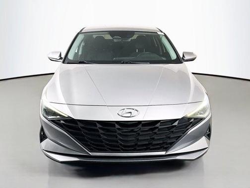 Shimmering Silver Pearl 2021 Hyundai ELANTRA SEL