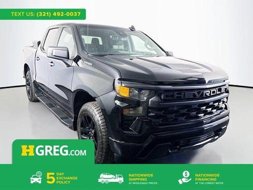Black 2022 Chevrolet Silverado 1500 Custom