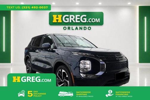 Cosmic Blue Metallic 2023 Mitsubishi Outlander SE Black Edition