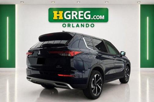 Cosmic Blue Metallic 2023 Mitsubishi Outlander SE Black Edition