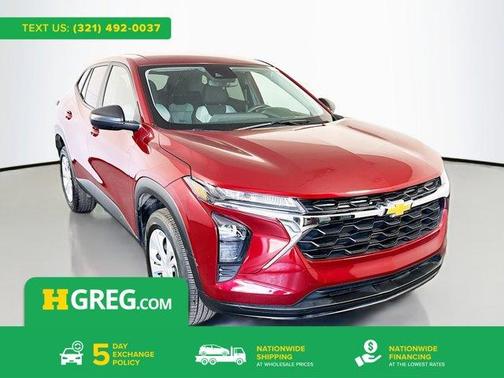 Crimson Metallic 2024 Chevrolet Trax LS