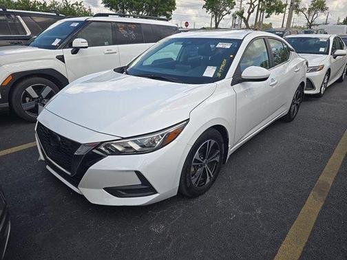 Cloud White 2022 Nissan Sentra SV