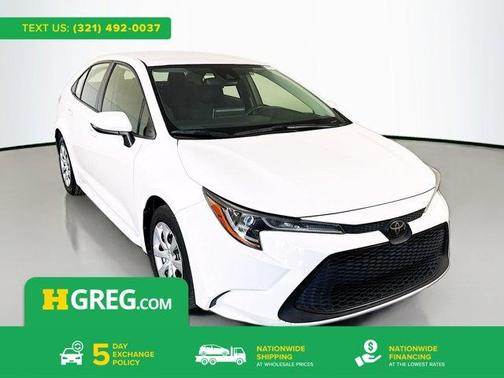 Super White 2021 Toyota Corolla LE