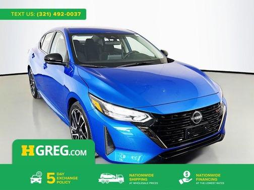 Electric Blue Metallic 2025 Nissan Sentra SR
