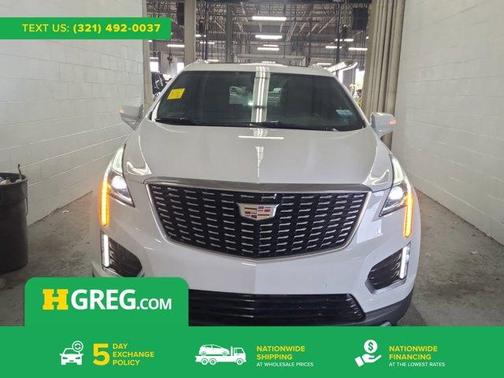 Crystal White Tri-Coat 2024 Cadillac XT5 Premium Luxury