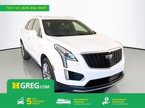 Crystal White Tri-Coat 2024 Cadillac XT5 Premium Luxury