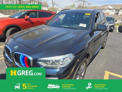 Carbon Black Metallic 2019 BMW X3 sDrive30i