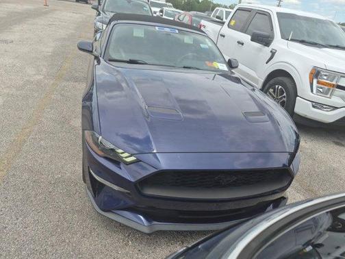 Kona Blue Metallic 2018 Ford Mustang EcoBoost