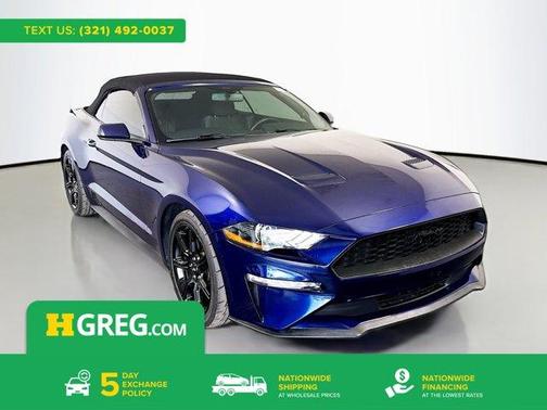 Kona Blue Metallic 2018 Ford Mustang EcoBoost