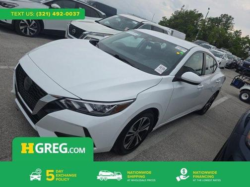 Cloud White 2023 Nissan Sentra SV