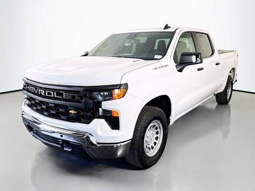 Summit White 2025 Chevrolet Silverado 1500 WT