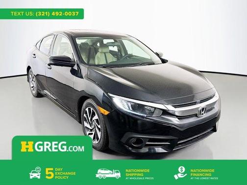 Crystal Black Pearl 2017 Honda Civic EX