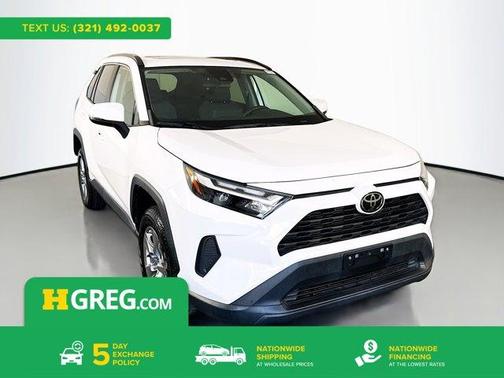 White 2022 Toyota RAV4 XLE