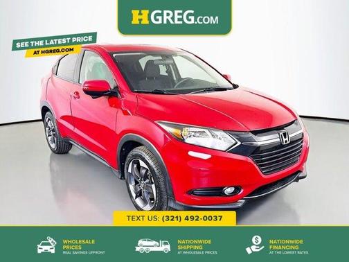Milano Red 2018 Honda HR-V EX