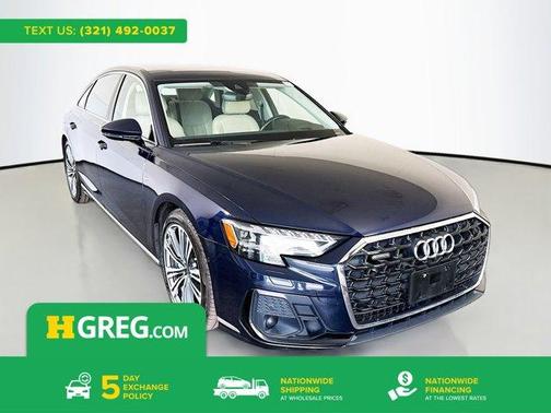 Firmament Blue Metallic 2023 Audi A8 L 55