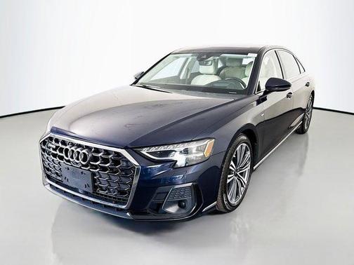 Firmament Blue Metallic 2023 Audi A8 L 55