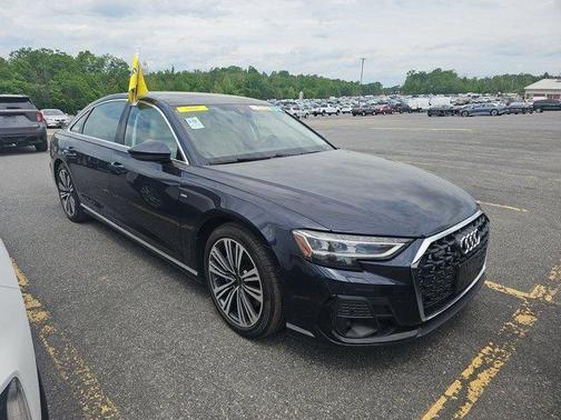 Firmament Blue Metallic 2023 Audi A8 L 55