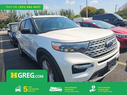 Oxford White 2020 Ford Explorer Limited