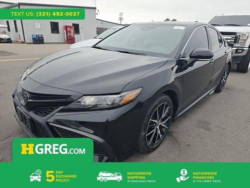 Midnight Black Metallic 2023 Toyota Camry SE