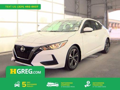 Cloud White 2021 Nissan Sentra SV