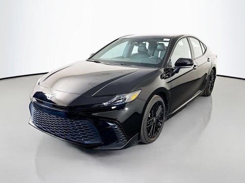 Midnight Black Metallic 2025 Toyota Camry SE
