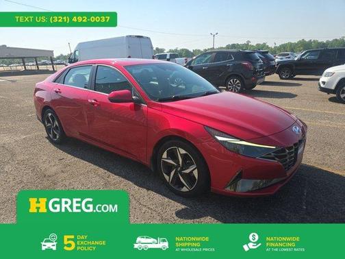 Calypso Red 2022 Hyundai ELANTRA SEL