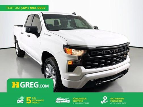 Summit White 2022 Chevrolet Silverado 1500 Custom