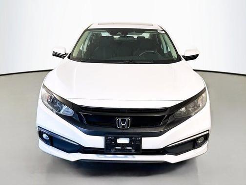 Platinum White Pearl 2019 Honda Civic EX