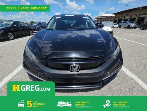 Crystal Black Pearl 2019 Honda Civic LX