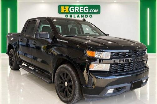 Black 2021 Chevrolet Silverado 1500 Custom