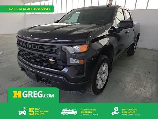 Dark Ash Metallic 2023 Chevrolet Silverado 1500 Custom