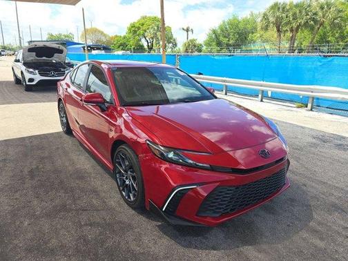 Red 2025 Toyota Camry SE