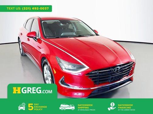 Calypso Red 2021 Hyundai SONATA SE