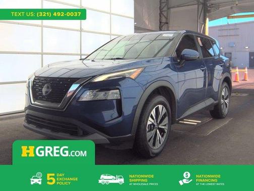 Caspian Blue 2022 Nissan Rogue SV