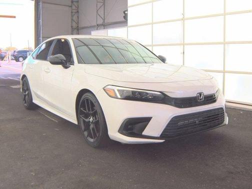 Platinum White Pearl 2024 Honda Civic Sport
