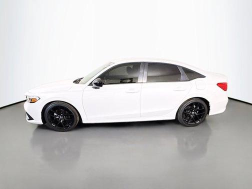 Platinum White Pearl 2024 Honda Civic Sport