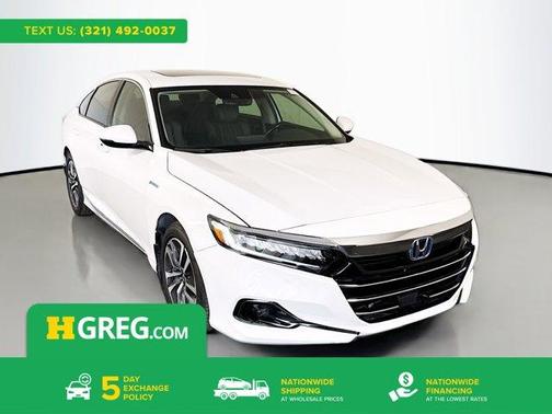 Crystal Black Pearl 2022 Honda Accord Hybrid EX-L