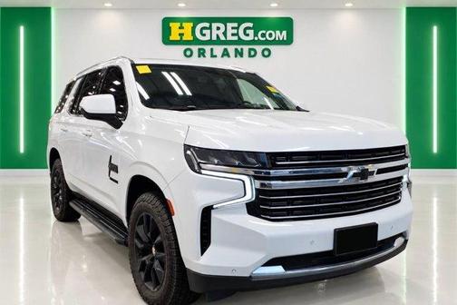 Summit White 2022 Chevrolet Tahoe LT