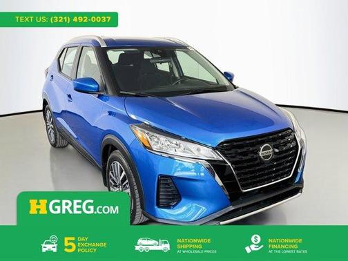 Electric Blue Metallic 2021 Nissan Kicks SV