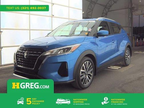 Electric Blue Metallic 2021 Nissan Kicks SV