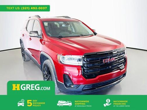 Volcanic Red 2023 GMC Acadia SLT