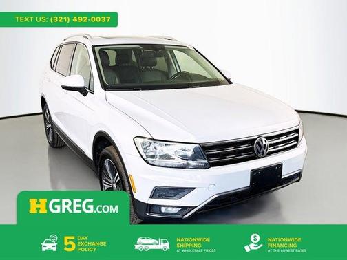 White Silver Metallic 2019 Volkswagen Tiguan 2.0T SEL